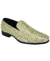 After Midnight Men's Fashion Dress Shoes - Wavy Spikes