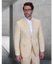 Tan Linen Suits for Men Mens Linen Suit