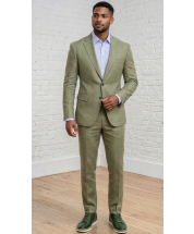 Sage Linen Suits for Men Mens Linen Suit