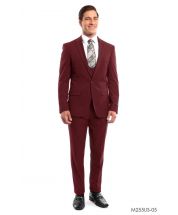 Tazio Men's 3 Piece Ultra Slim Fit - Executive Style