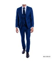 Sean Alexander Men's 3 Piece Executive Suit - U Vest