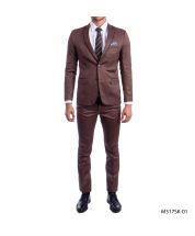 CCO Men's Outlet 2 Piece Skinny Fit Suit - Executive Style