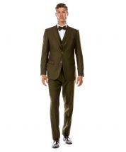 Sean Alexander Men's 3 Piece Executive Suit - Tweed Look