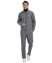 Tazio Men's 2 Piece Track Suit Set- Solid Texture