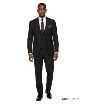 Brown Suit Men's Three Piece Suits Modern Fit Suits for Guys