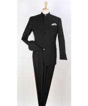 Apollo King Men's 2 Piece Nehru Style Suit - 5 Button Mandarin