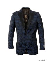 Empire Men's Luxurious Sport Coat - Spider Web Pattern