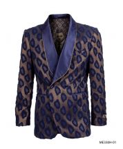 Empire Men's Luxurious Sport Coat - Leopard
