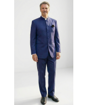 Vinci Men's 2 Piece Nehru Suit - 5 Button Fashion Style