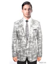 Tazio Men's Classic Fashion Sport Coat - Gradient Tie Dye