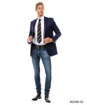 CCO Men's Outlet Classic Fashion Sport Coat - Solid Color