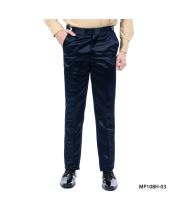 Tazio Men's Slim Fit Tuxedo Pants - Shiny Satin