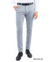 Tazio Men's Flat Front Pants - Ultra Slim