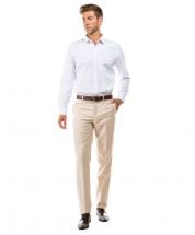 CCO Men's Outlet Flat Front Pants - Business Slacks