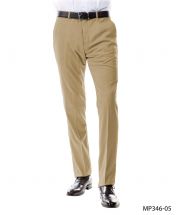 Zegarie Men's Flat Front Pants - Modern Fit