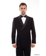 Bryan Michaels Men's 2pc Tuxedo - Double Breasted