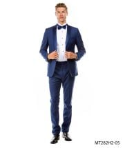 Sean Alexander Men's 2pc Hybrid Fit Tuxedo - Satin Lapel