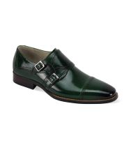 Giovanni Men's Outlet Leather Dress Shoe - Split Buckle