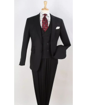 Apollo King Purple Poplin Modern Fit Suit