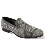 After Midnight Men's Outlet Fashion Dress Shoes - Geometric Spikes