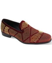 CCO Men's Fashion Dress Shoes - Geometric Spikes
