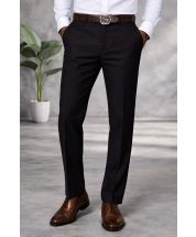 Black Slacks Dress Pants for a Man