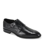 Giovanni Men's Slip On Dress Shoe - Layered Textures