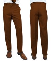 Statement Men's Modern Fit Pants - Flat Front Slacks