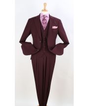 Royal Diamond Men's 3 Piece Executive Suit - Classic Business