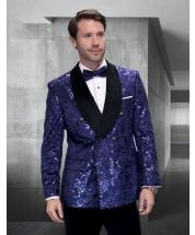 Statement Men's 2 Piece Modern Fit Lace Tuxedo - Side Trim Pants