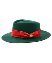Bruno Capelo Men's Australian Wool Fedora Hat - Wide Brim