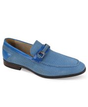 Giovanni Men's Suede Loafer Dress Shoe - Fashion Buckle