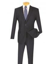 CCO Men's 2 Piece Poplin Outlet Suit - Slim Fit