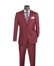 Vinci Men's 2 Button Slim Fit Suits - Simply Stylish