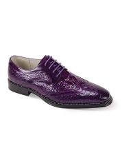 Giovanni Men's Leather Dress Shoe - Alligator Pattern
