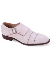Giovanni Men's Leather Dress Shoe - Sleek Buckle