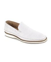 CCO Men's Outlet Leather Dress Shoe - Moc Toe Slip-On