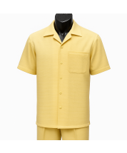 Dreams by Zacchi Men's 2 Piece Walking Suit - Detailed Pic Stitching