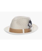 Tan Straw Hat Men's Fedoras