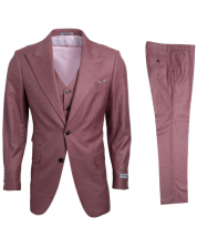 Stacy Adams Men's 3 Piece Executive Hybrid Suit - Bold Color