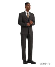 Black Suit Mens Suits for Men Peak Lapel Suit Jacket