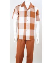 CCO Men's 2 Piece Walking Suit - Bold Checker