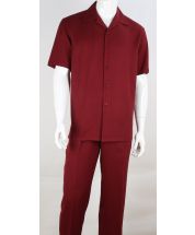 Canto Men's Outlet 2 Piece Walking Suit - Chest Pocket Solid
