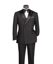 Vinci Men's 2 Piece Tuxedo - Double Breasted