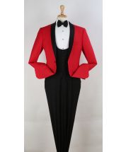 Royal Diamond Men's Outlet 3pc Fashion Tuxedo - Accented Jacket