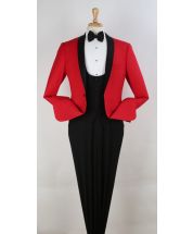 Royal Diamond Men's 3pc Fashion Tuxedo - Accented Jacket