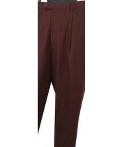 Apollo King Men's Semi Wide Leg Fashion Pants - 100% Wool Pants