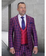Men's Suit Plaid 