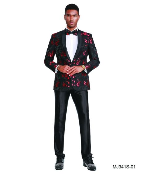 CCO Men's Outlet Classic Fashion Sport Coat - Light Floral Pattern