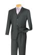 CCO Men's Outlet 3 Piece Solid Executive Suit - Many Colors Available